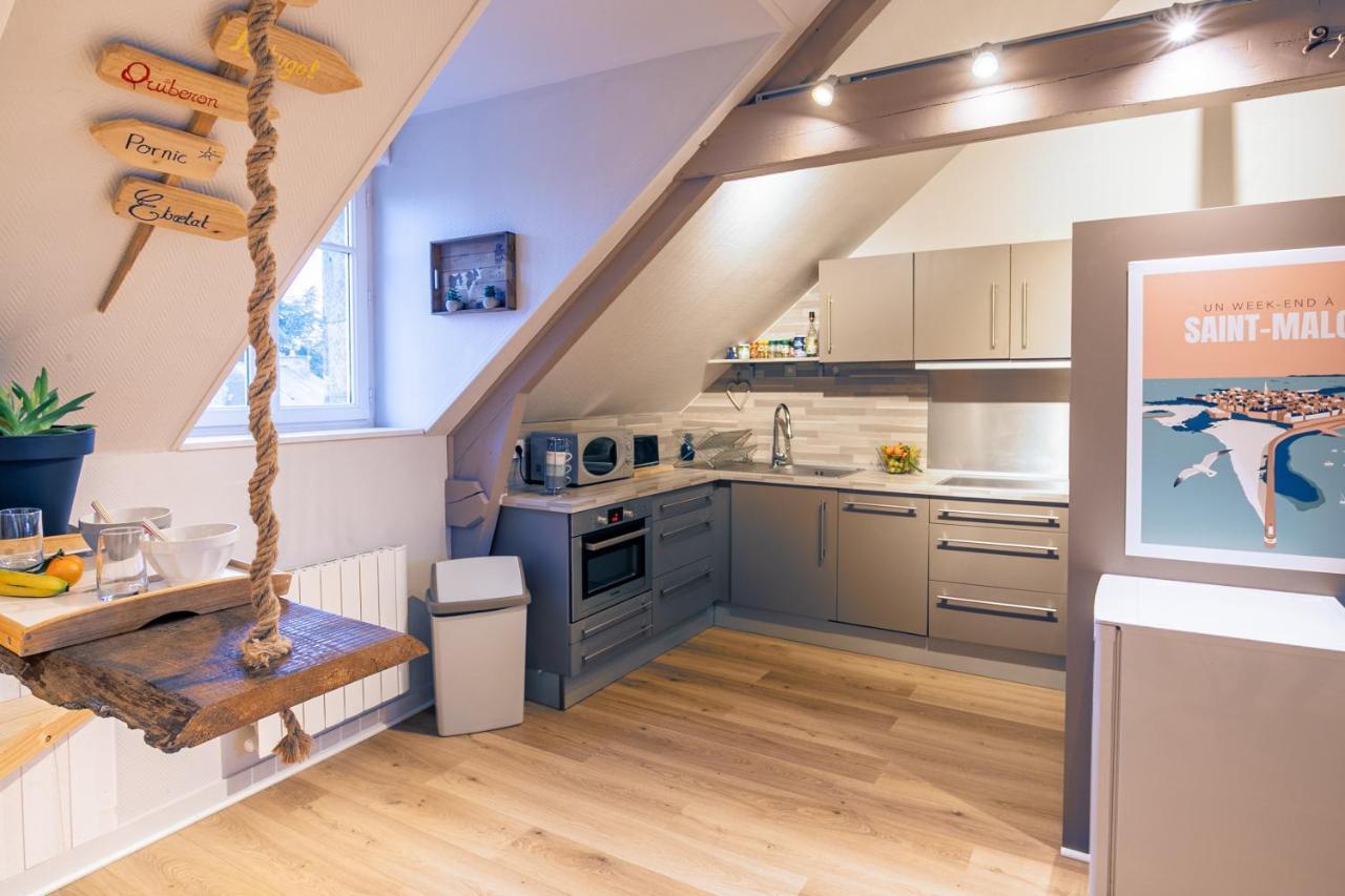 Le Petit Melorien Apartment Saint-Méloir-des-Ondes Екстериор снимка